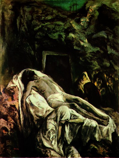 DROGA KRZYŻOWA, stacja XIV – STAHL, Beniamin Albert (1910–1987); źródło: americanartarchives.com