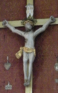 ZNIEWAŻONY KRUCYFIKS - sanktuarium pw. Krzyża Świętego, Międzylesie; źródło: www.kolomedievi.umk.pl