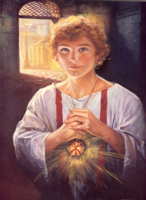 św. TARCYSJUSZ; źródło: www.servantsdesaintferd.net